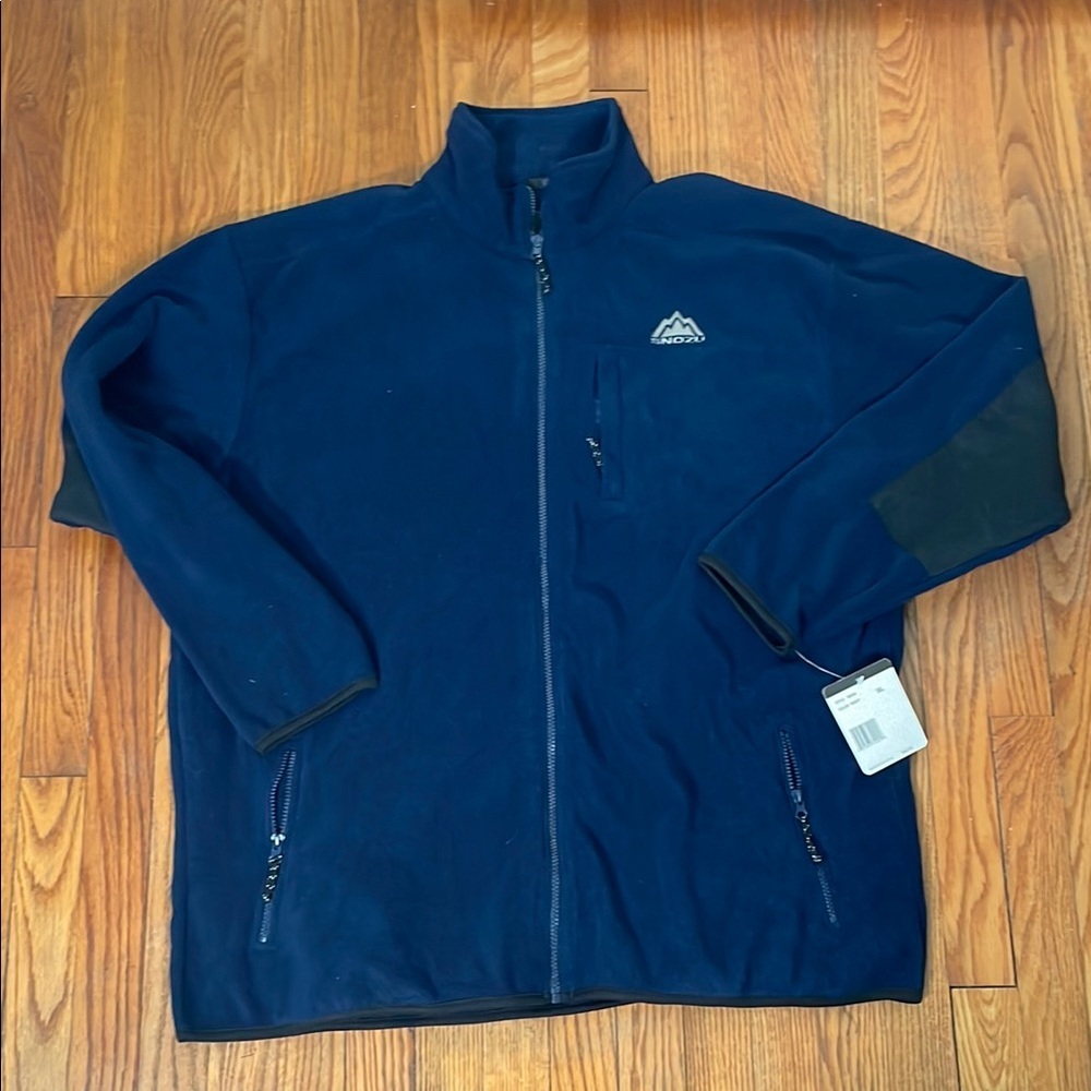 Snozu Full Zip‎ Performance Fleece Navy Men's XL NWT